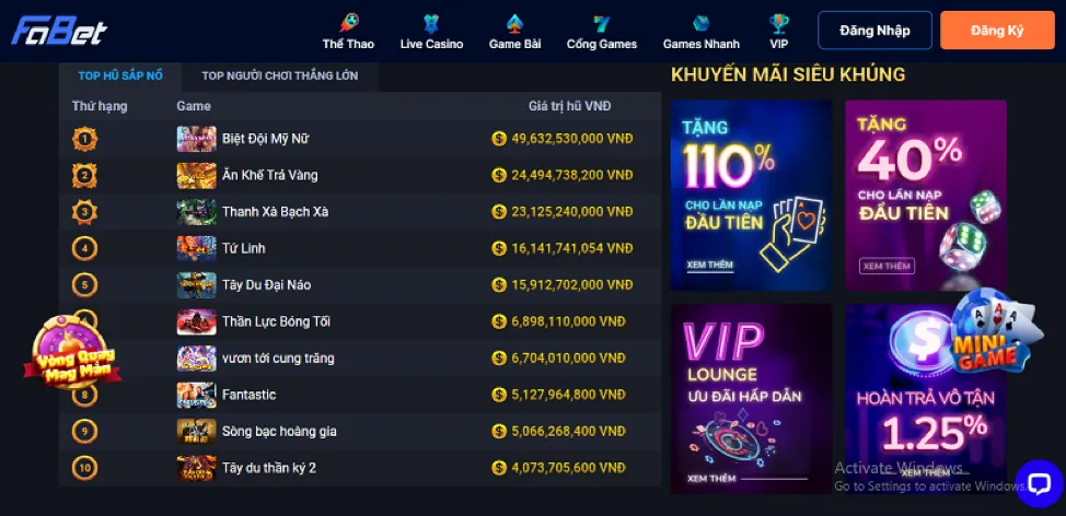 Hình ảnh tổng hợp các trò chơi đa dạng có sẵn trên 2233win chính thức